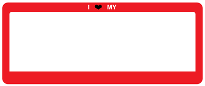 I Heart My Red Customise