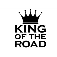 King of the Road Decal